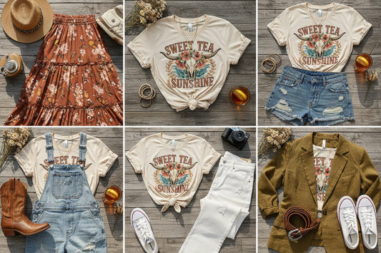 5 ways to style a southern graphic tee this summer - Bella Southern Boutique